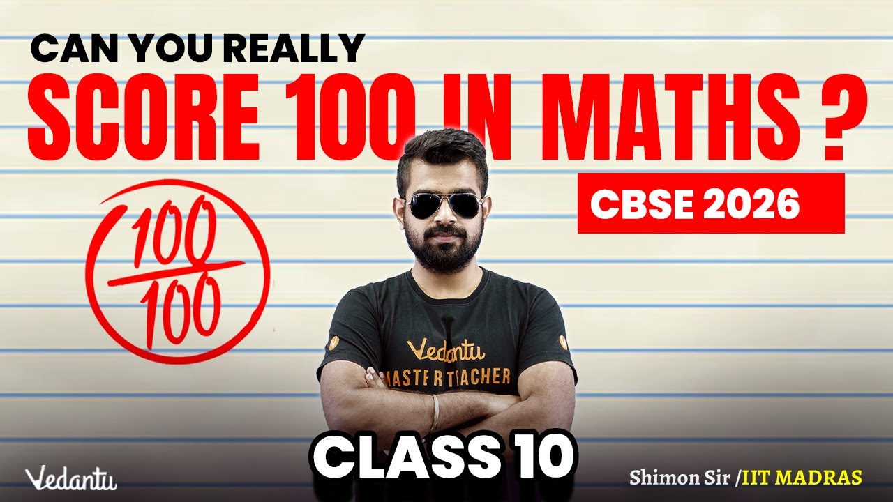 Can You Really Score 100 in Maths❓Class 10 CBSE 2026 |🔥 Shimon Sir