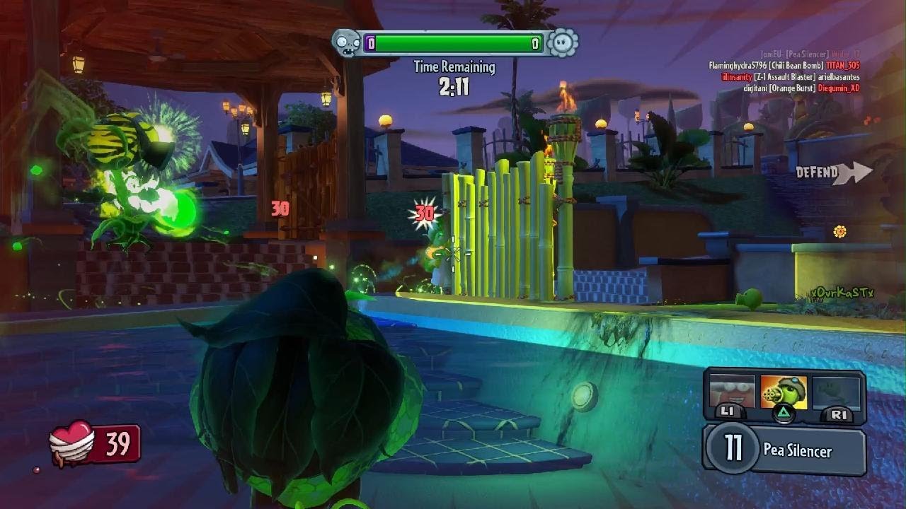 PVZ GW1 71 Kills Agent Pea