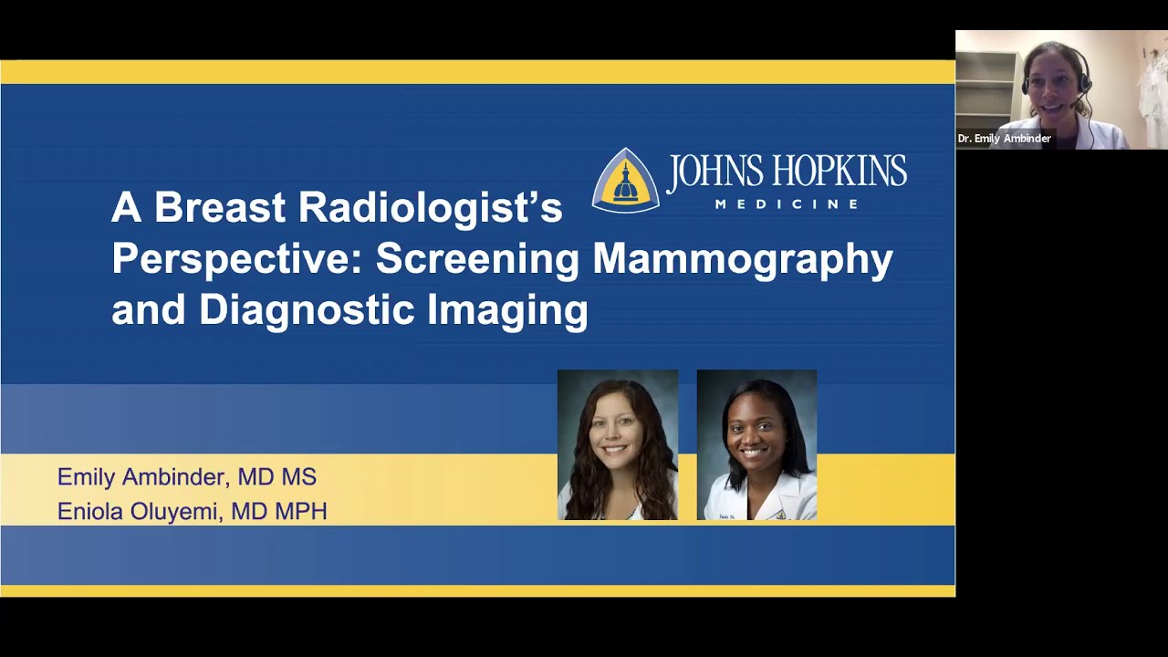 A Breast Radiologist’s Perspective: Screening Mammography and Diagnostic Imaging Webinar