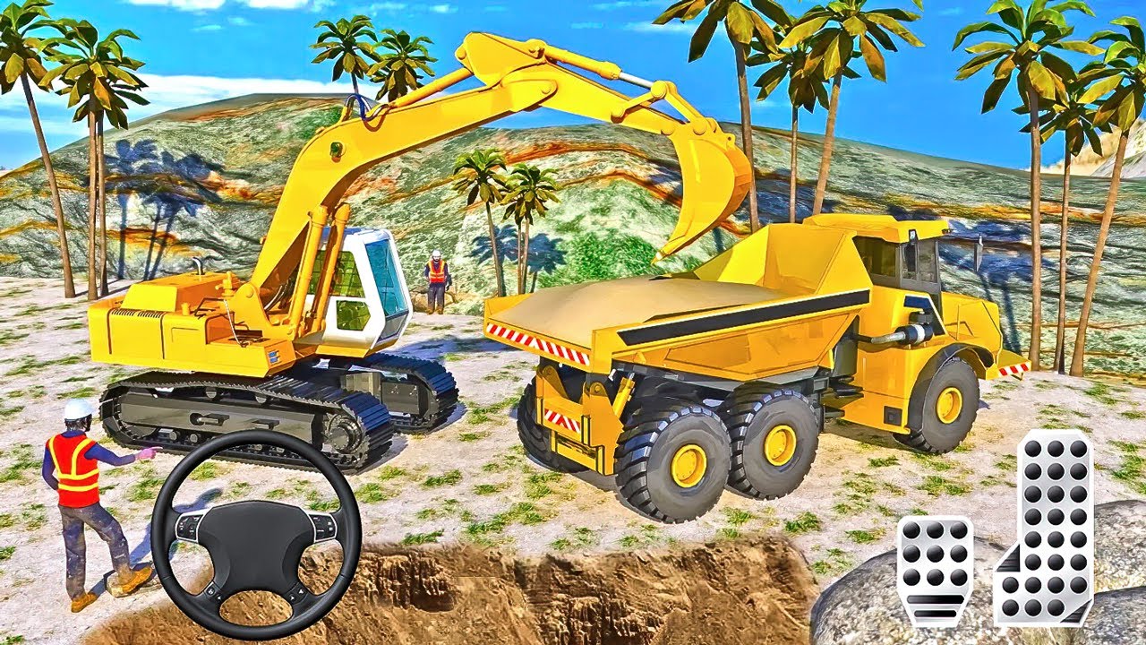 City Road Construction Sim - City Construction JCB Game 3D - Android Gameplay