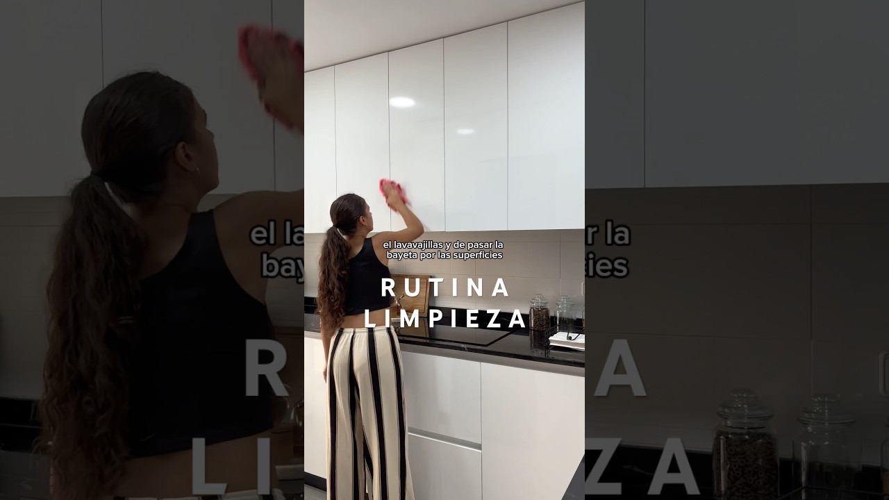 Esta es mi rutina diaria. Me lleva 1h o 1h y media. #limpieza #casa #rutina