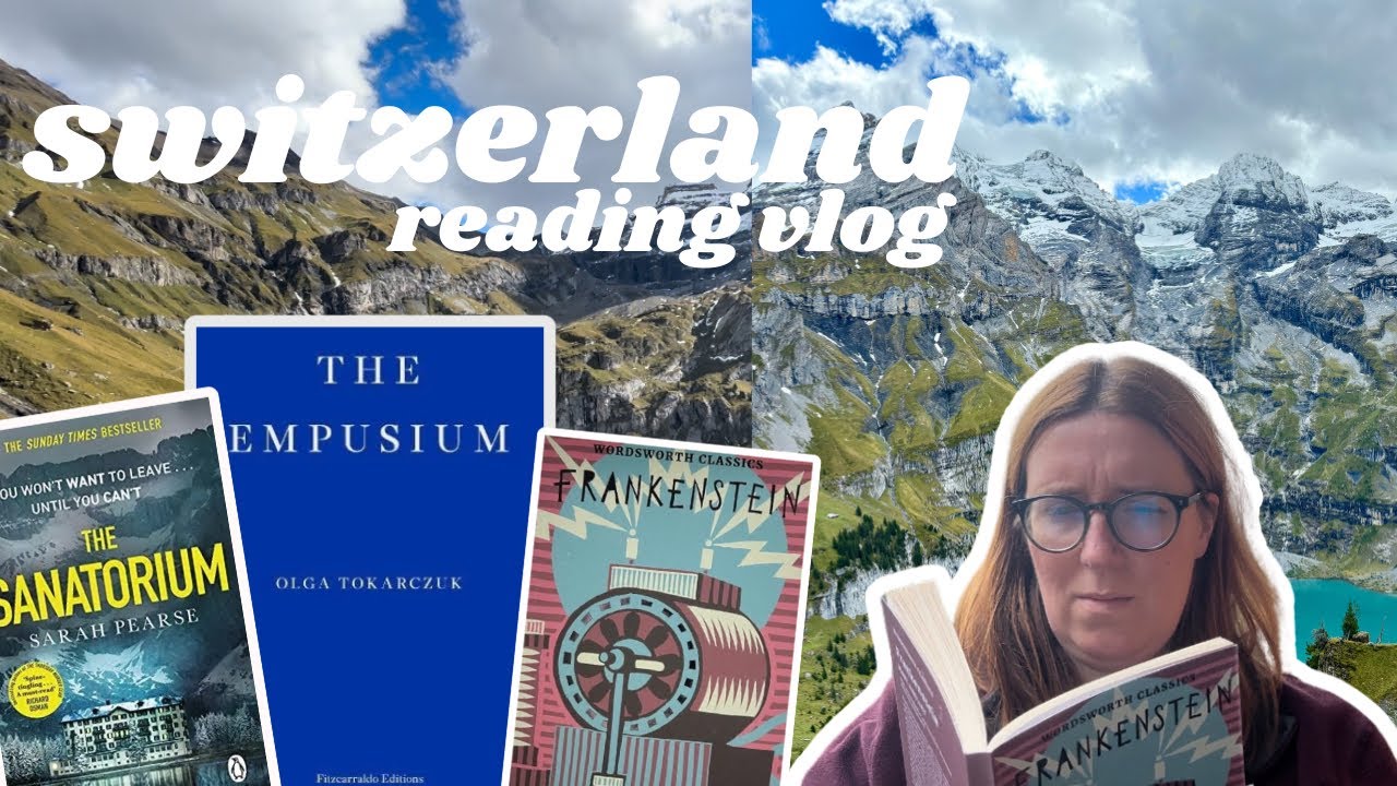 cosy vlog 🌲🏔️❄️ reading books about switzerland in the swiss alps