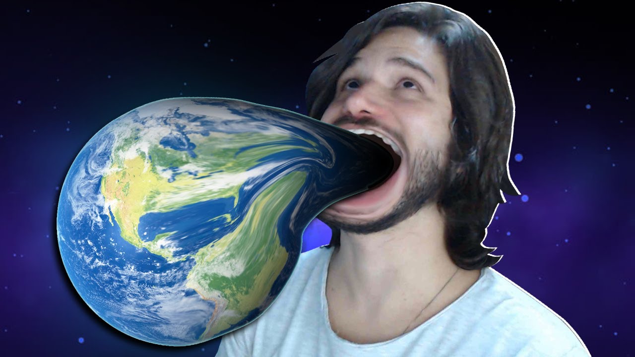 EU ENGOLI O PLANETA TERRA TODO! SÓ VITÓRIA! - Hole.io