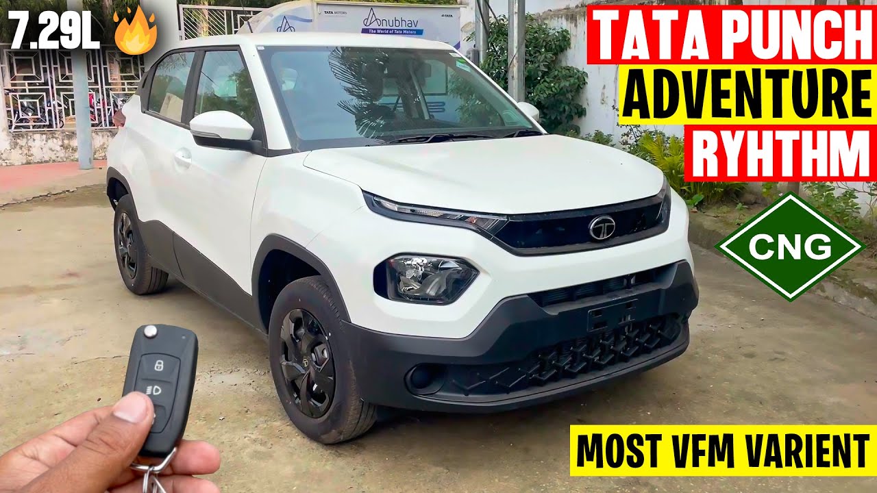 2025 New Tata Punch Adventure Rhythm CNG Price & Features with On Road Price