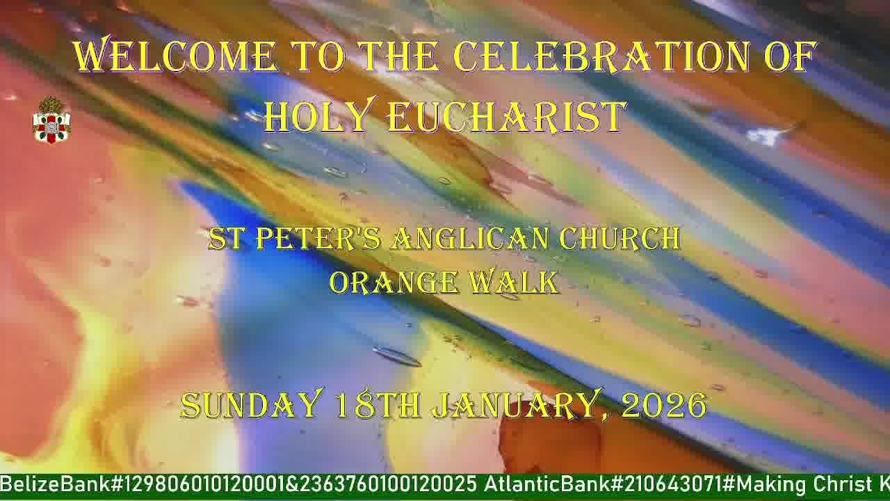 Holy Eucharist, Second Sunday After Epiphany, Sunday 18th January 2026