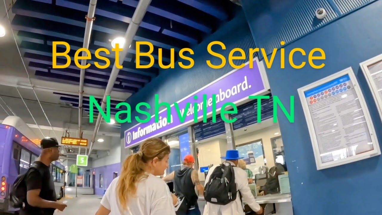 Public Transportation Nashville Tennessee Bus Ride