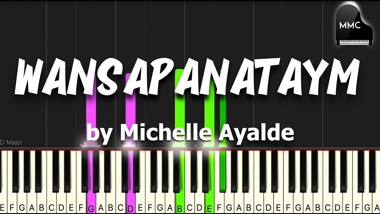 Wansapanataym by Michelle Ayalde synthesia piano tutorial + sheet music & lyrics