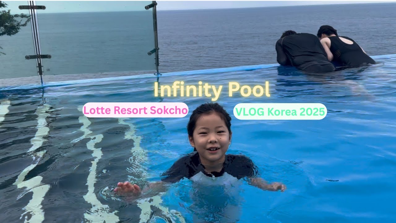  Luxury Family Getaway at Lotte Resort Sokcho | Infinity Pool, Kids Café & Beach Fun in Korea 
