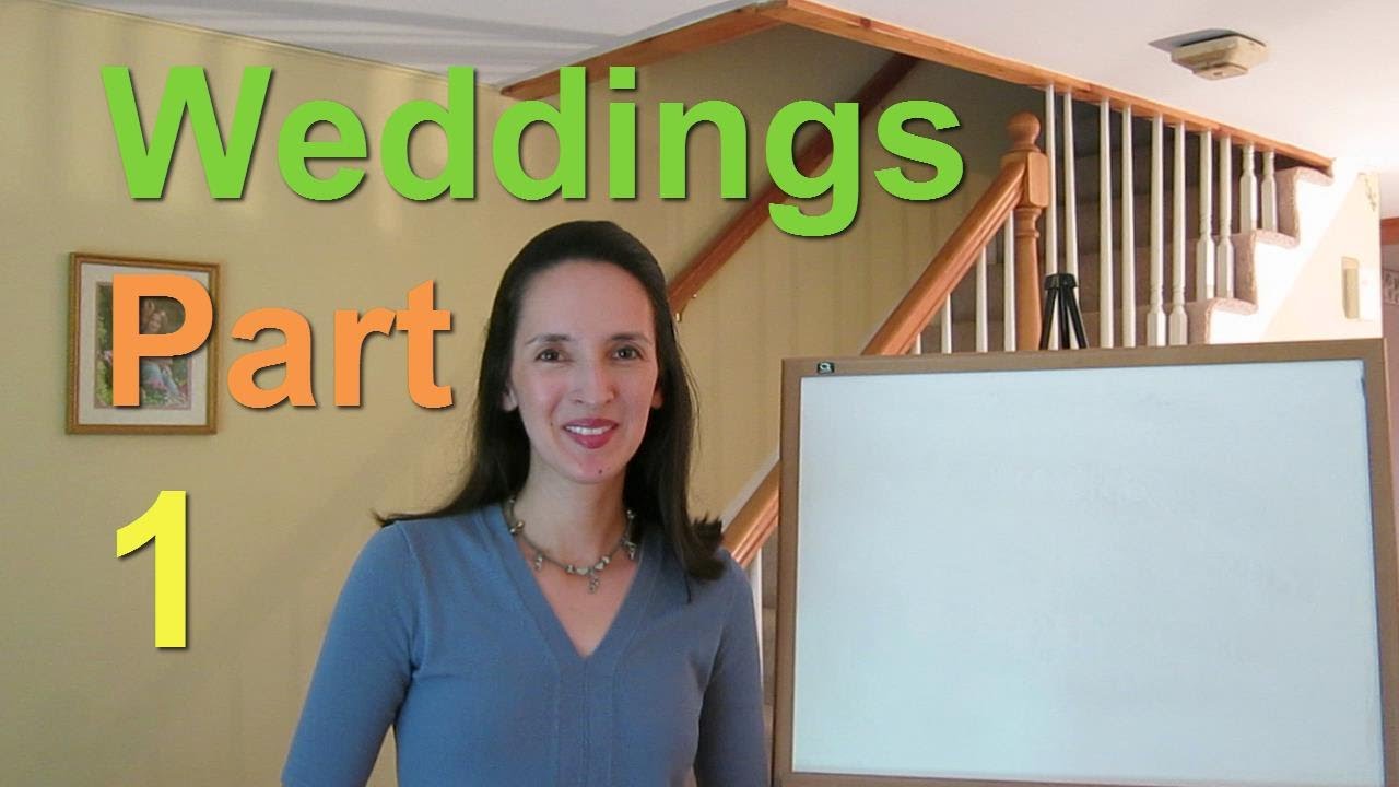 Wedding Customs (1/3) - American Culture & English Vocabulary