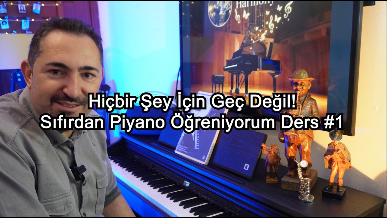 Sıfırdan Piyano Öğreniyorum Bölüm #1 Sol ve Fa Anahtarı Nedir?