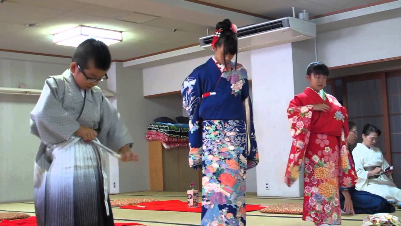和服腰帶綁法示範