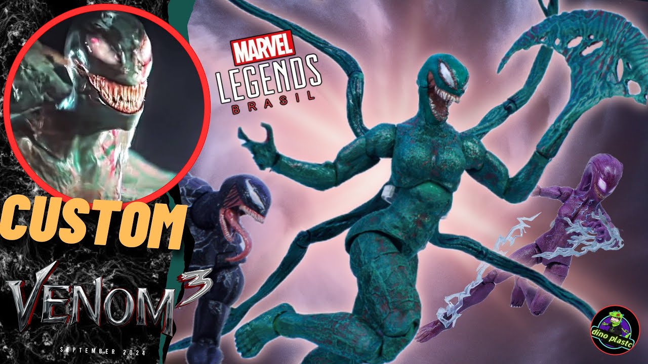 Custom de lasher Marvel Legends!!!! #venom3 #marvelegends
