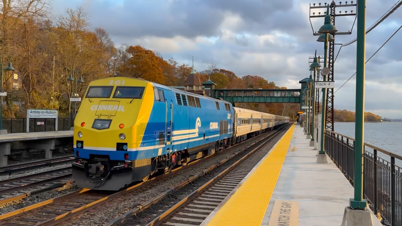 Amtrak & Metro-North Railroad Action at Ardsley-On-Hudson (M3A, M7A, P32/42AC-DM)