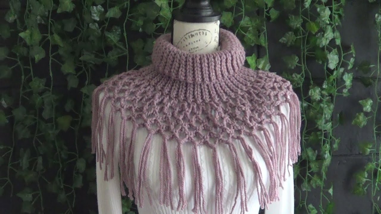 CUELLITO tejido a CROCHET super FACIL//BUFANDA CALIENTITA
