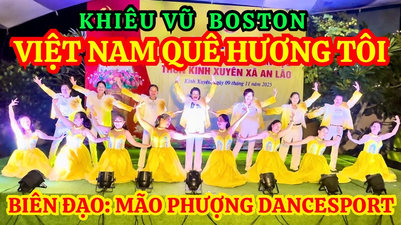 Việt Nam Quê Hương Tôi Nhảy Khiêu vũ Boston Biên đạo Mão Phượng Dancesport [ Hướng dẫn Khiêu vũ ]
