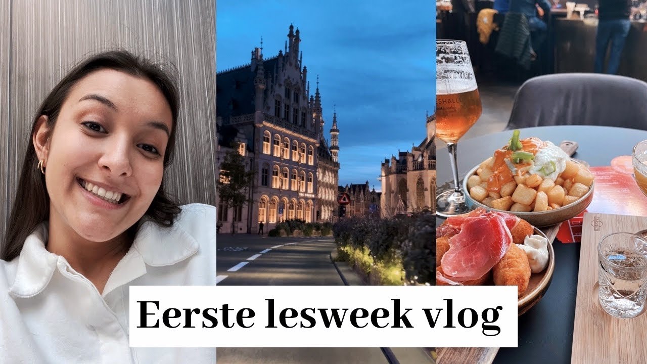 Mijn eerste lesweek van het academiejaar | Geneeskunde week vlog