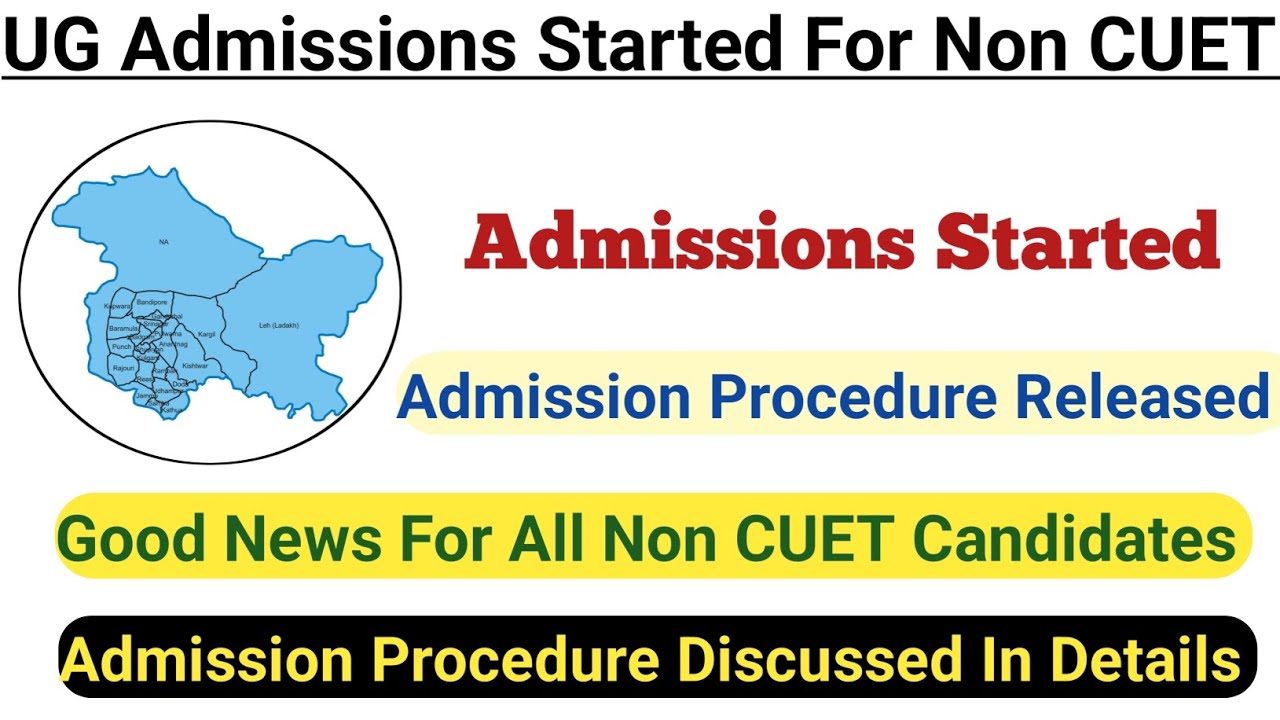 UG Admissions For Non CUET Candidates 🔥 Admission Process Started 🔥 Step By Step Full Procedure