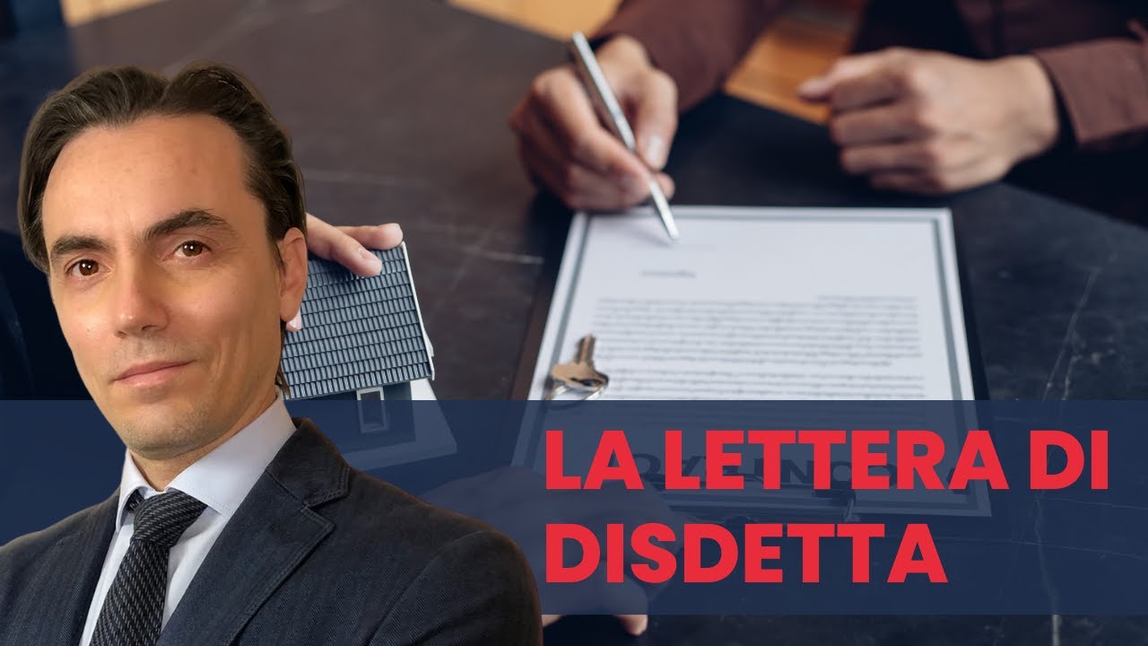 Come scrivere la lettera di disdetta
