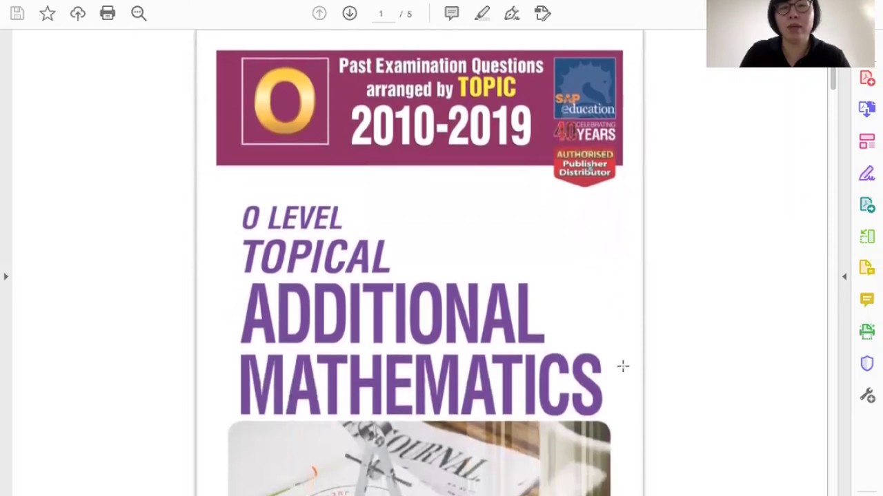 GCE O-Level A-Maths 2019 Paper 2 Question 10: How to Find Quadratic Equations using Roots