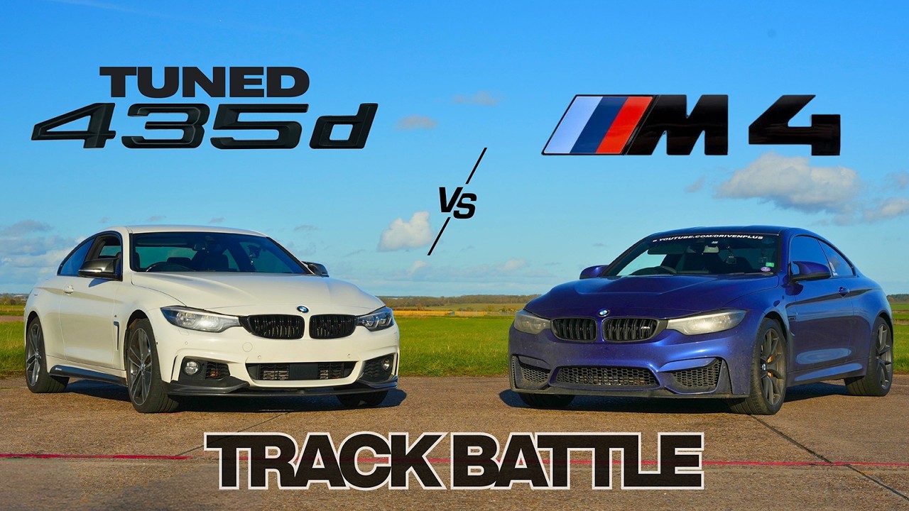 Tuned BMW 435d vs M4: Lap Battle