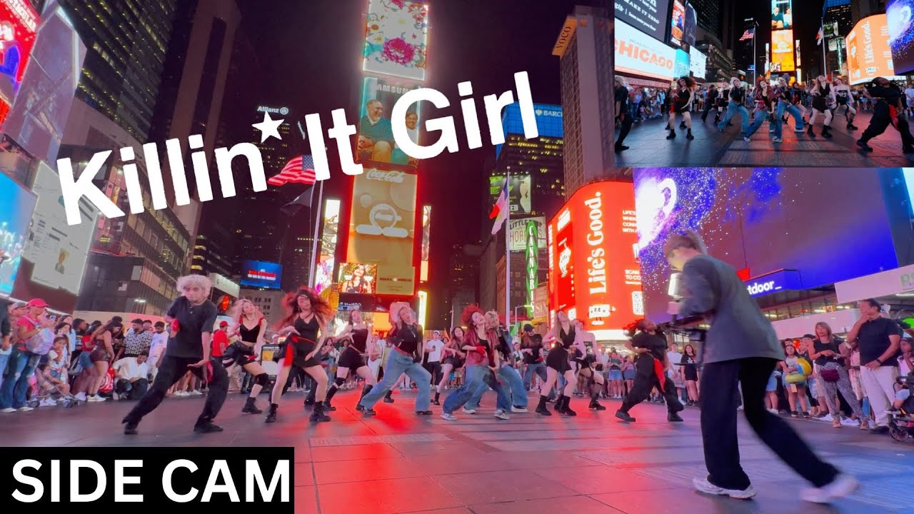 [SIDE CAM | KPOP IN PUBLIC TIMES SQUARE | ONE TAKE] j-hope - ‘Killin’ It Girl' Dance Cover by GRL1S