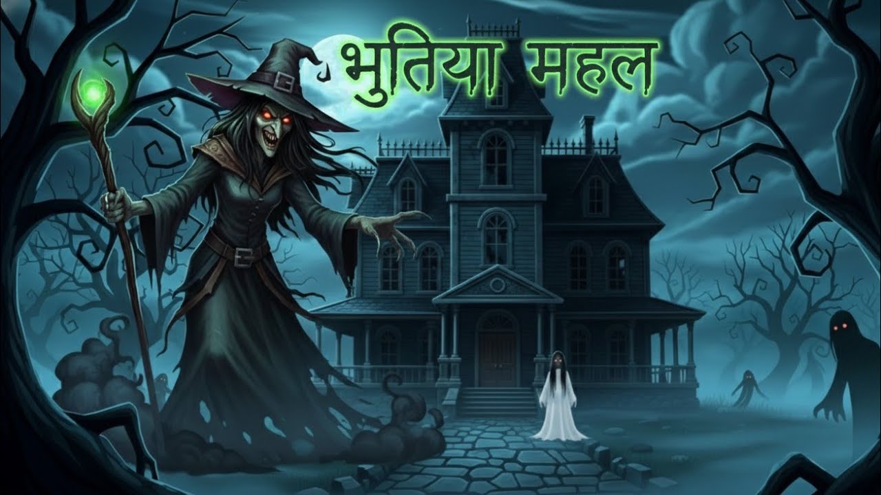 40 साल से बंद हवेली का खौफनाक सच 😱 | Lucknow Horror Story Hindi | cartoon horror story 