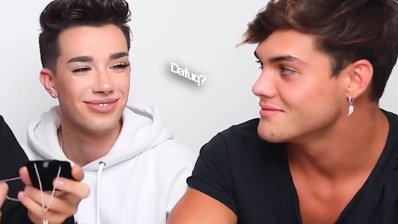 James Charles and the Dolan Twins 