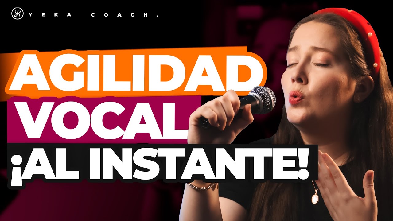 GANA AGILIDAD VOCAL PARA HACER MELISMAS AL INSTANTE CON ESTOS 3 EJERCICIOS | YEKA COACH