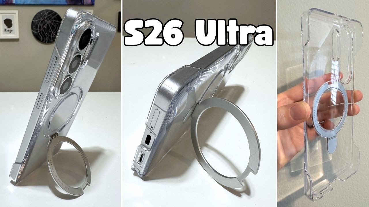 Тонкий чехол Torras Q1 Slim Ostand для Samsung Galaxy S26 Ultra | Демонстрация + Обзор