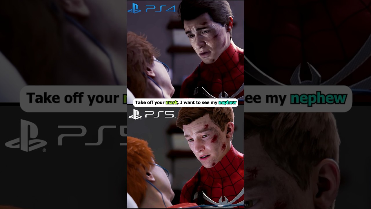 Marvel&rsquo;s Spiderman - PS4 vs PS5