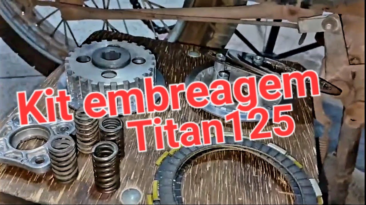 montagem do kit embreagem da titan125 pra iniciante com pouca experiência