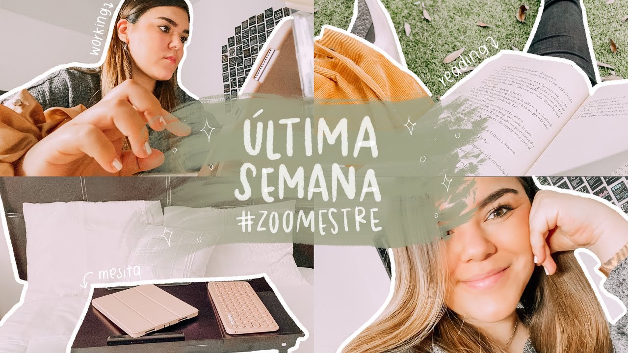 ÚLTIMA SEMANA DEL ZOOMESTRE! semana de exámenes :)