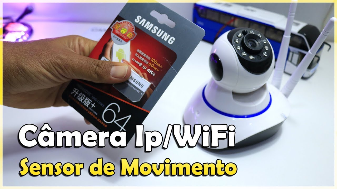 GRAVAR NO CARTÃO POR SENSOR DE PRESENÇA CÂMERA YOOSEE