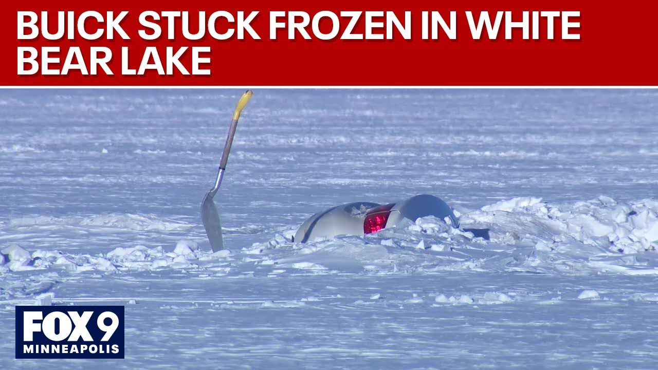 Buick frozen in White Bear Lake goes viral