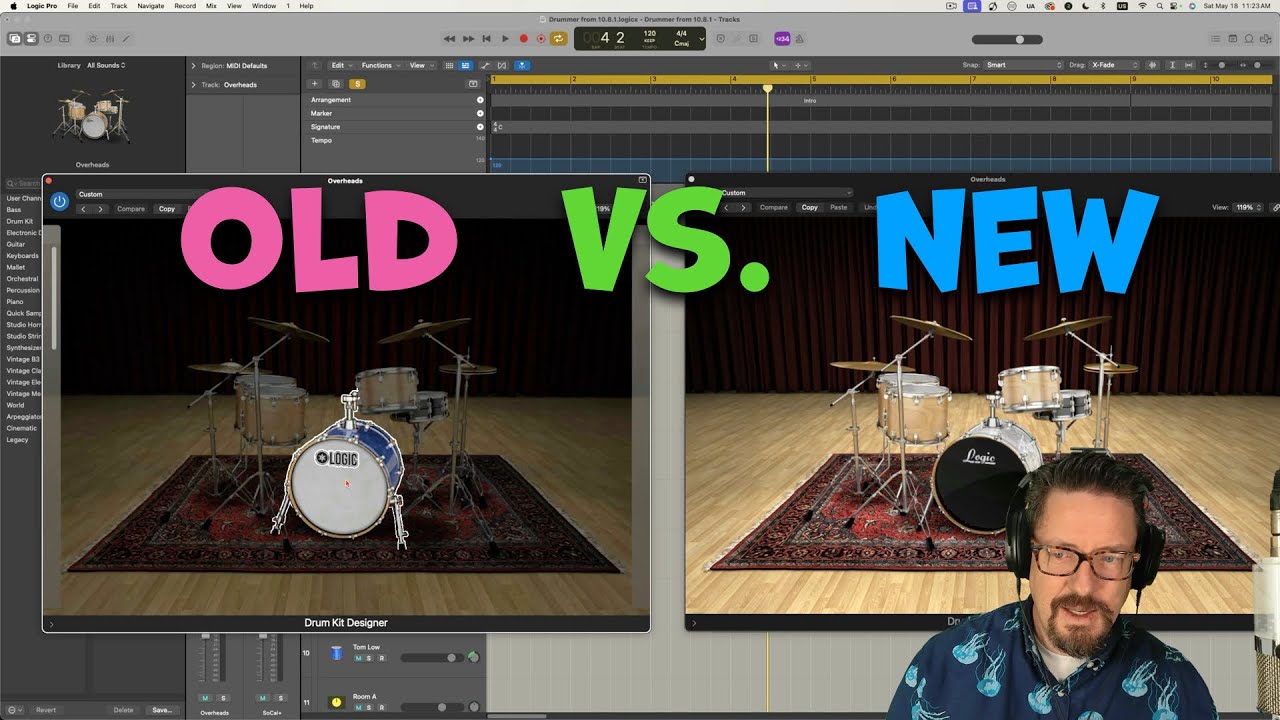What to Know When Opening the ‘Old’ Drummer Track in Logic Pro 11