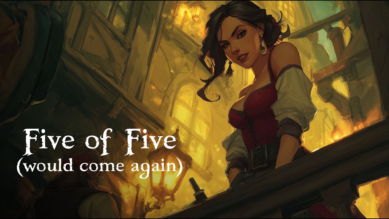 Five of Five (would come Again) - Epic Pirate Drinking Song | Dark Humor | Sea Shanty