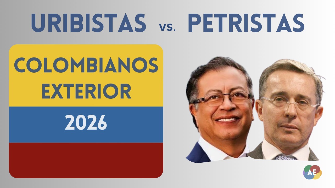 Uribistas vs. Petristas: Quién ganará el voto de los colombianos en el exterior?