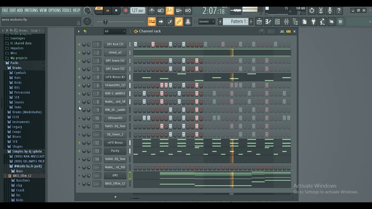 How to make Gqom like Mr thela on Fl studio PC by Wadlalu-Sphelo 