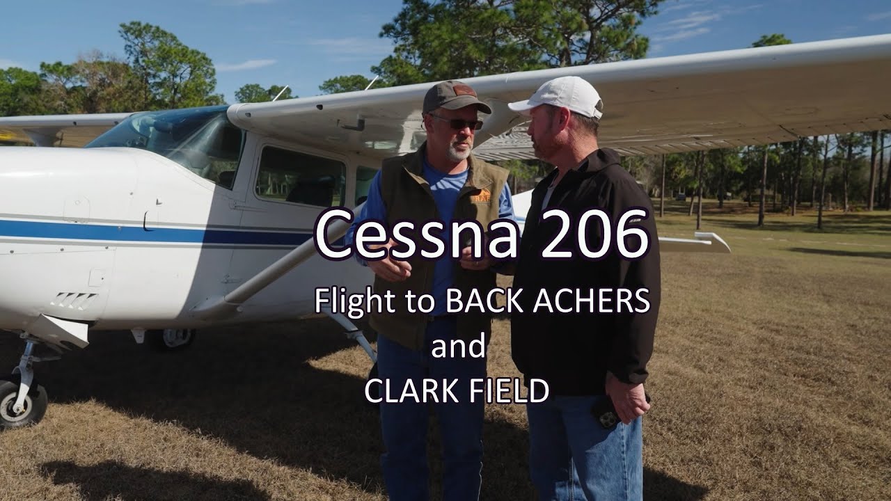 Back Achers Grass Strip (8FL3) in a Cessna 206.