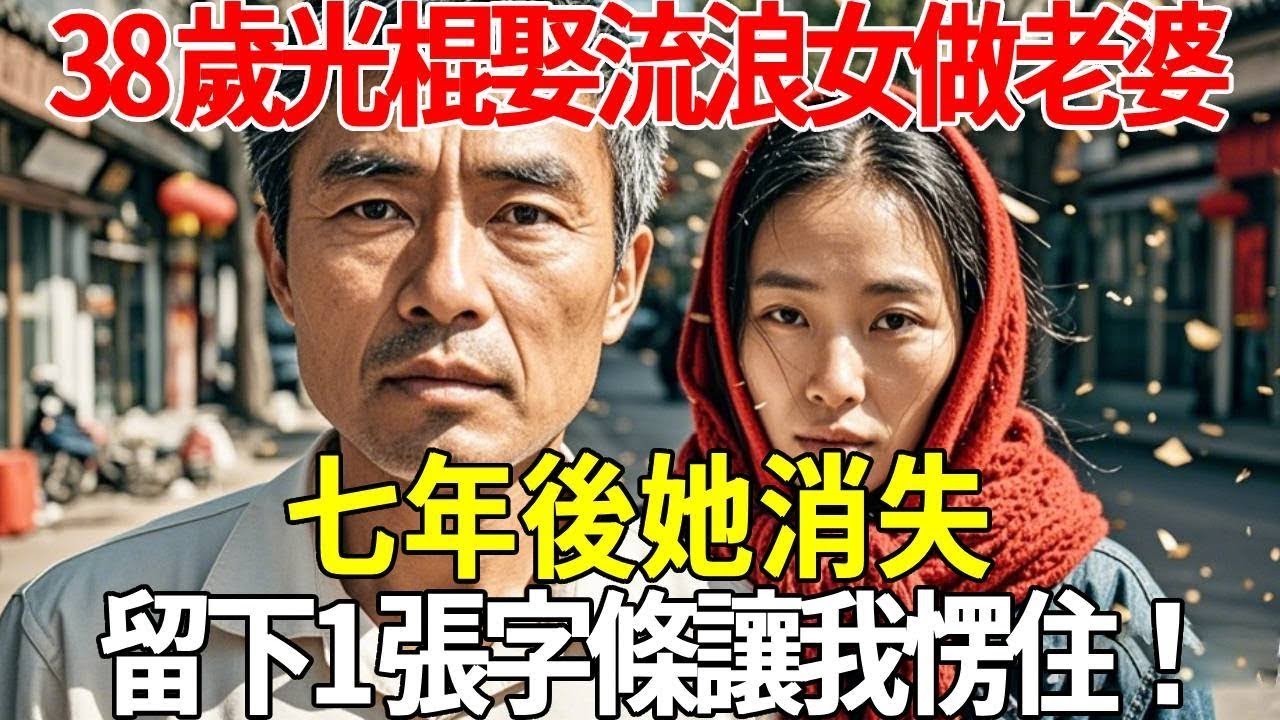 38歲光棍娶流浪女做老婆，七年後她消失，留下1張字條讓我愣住！#蝴蝶飛飛 #民間故事 #奇聞趣事 #古代小說#懸疑#老年情感