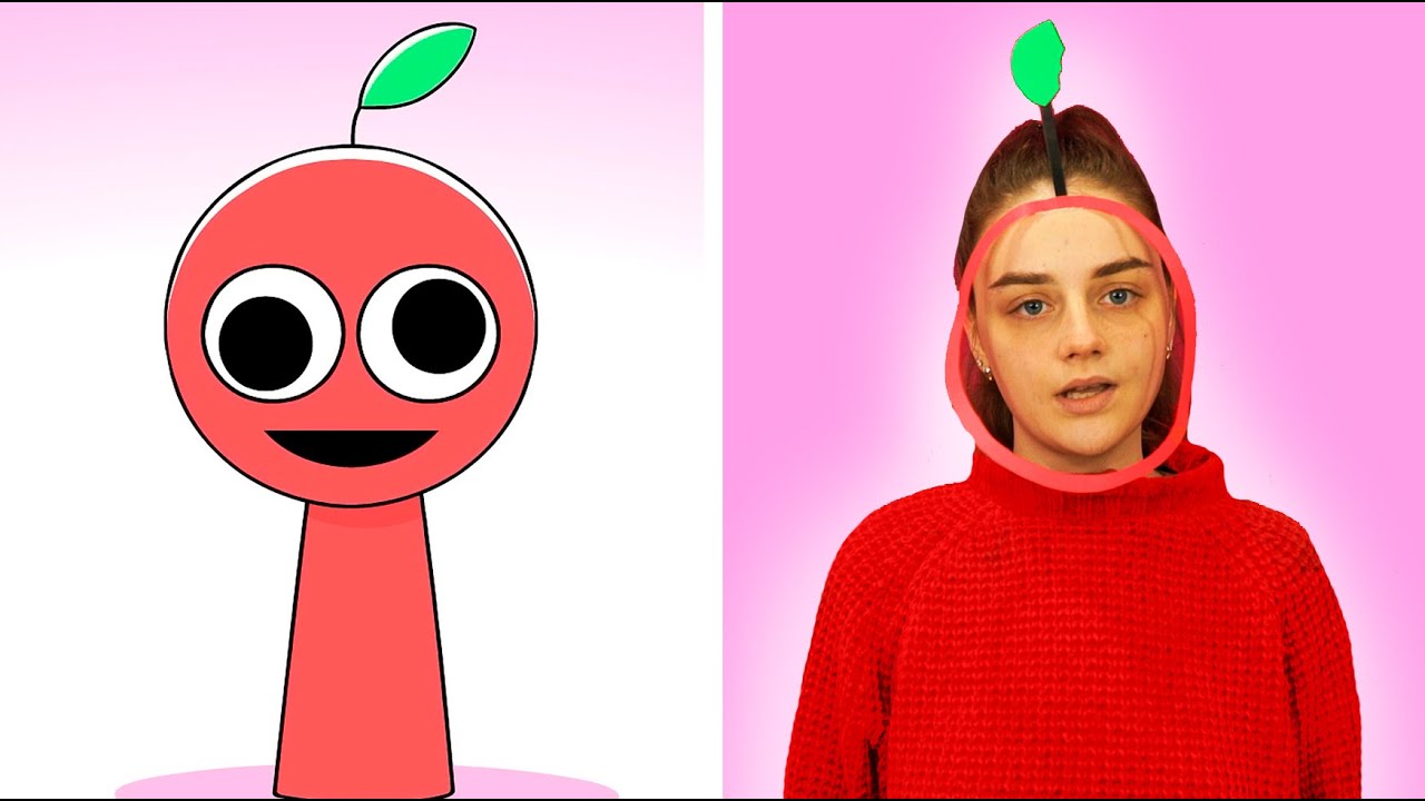 Sprunki 4 Phase 4 APPLE Incredibox in Real life. ❤️ #sprunki #incredibox