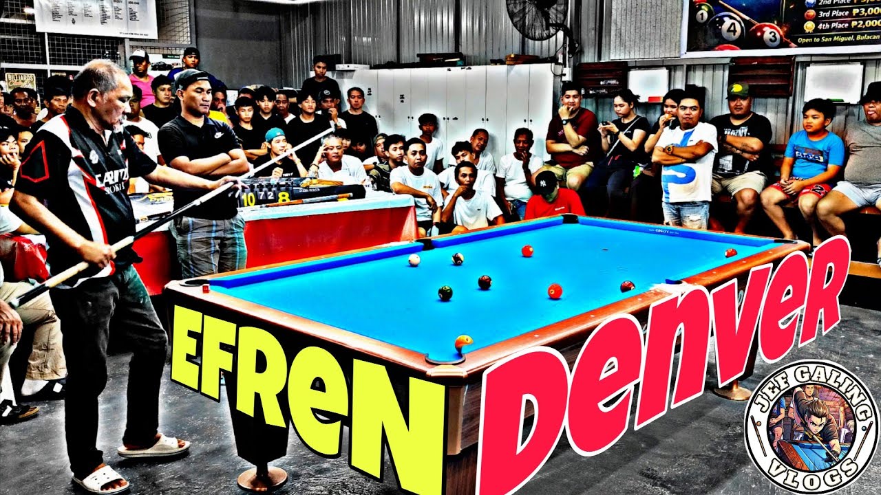 ⛔Re-Live  Efren Reyes 🆚 Denver Guibao ⛔ Race19 ⛔[PAREHAS] 