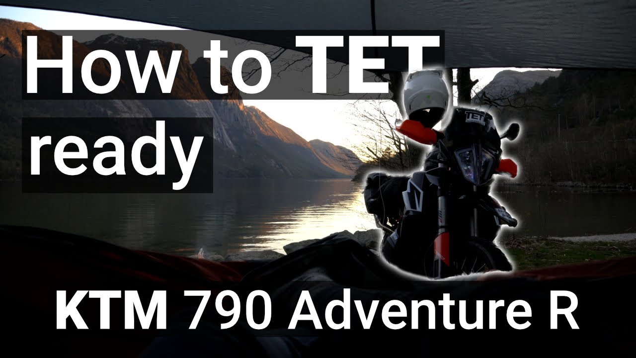 How i TET ready my KTM 790 Adventure R - Camping & Enduristan Saddle Bags