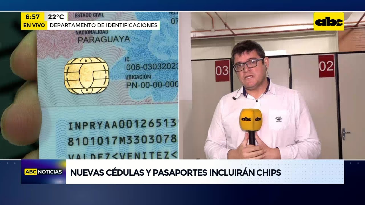Nuevas cédulas y pasaportes incluirán chips