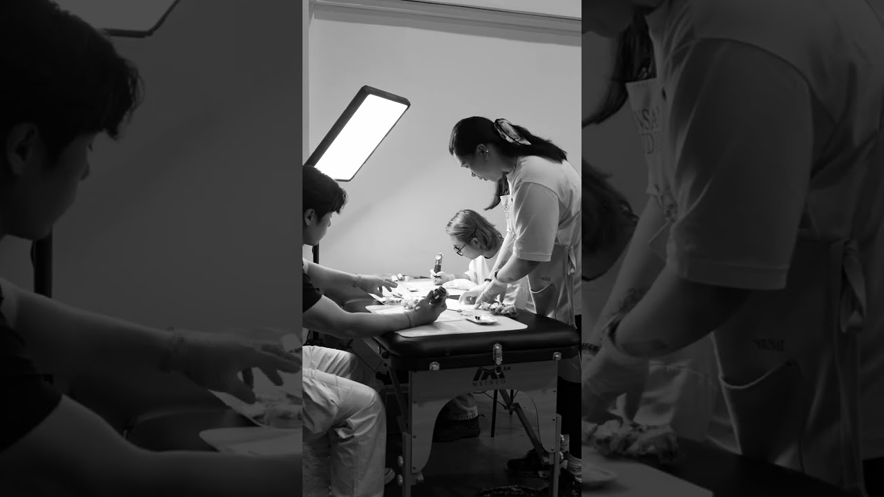 Hansan Academy Day 2 #tattoo #learntattooing #singapore