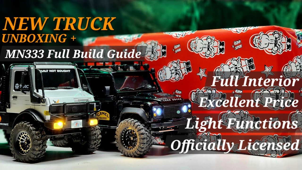 Полное руководство по сборке MN333 + Распаковка нового радиоуправляемого гусеничного вездехода!
