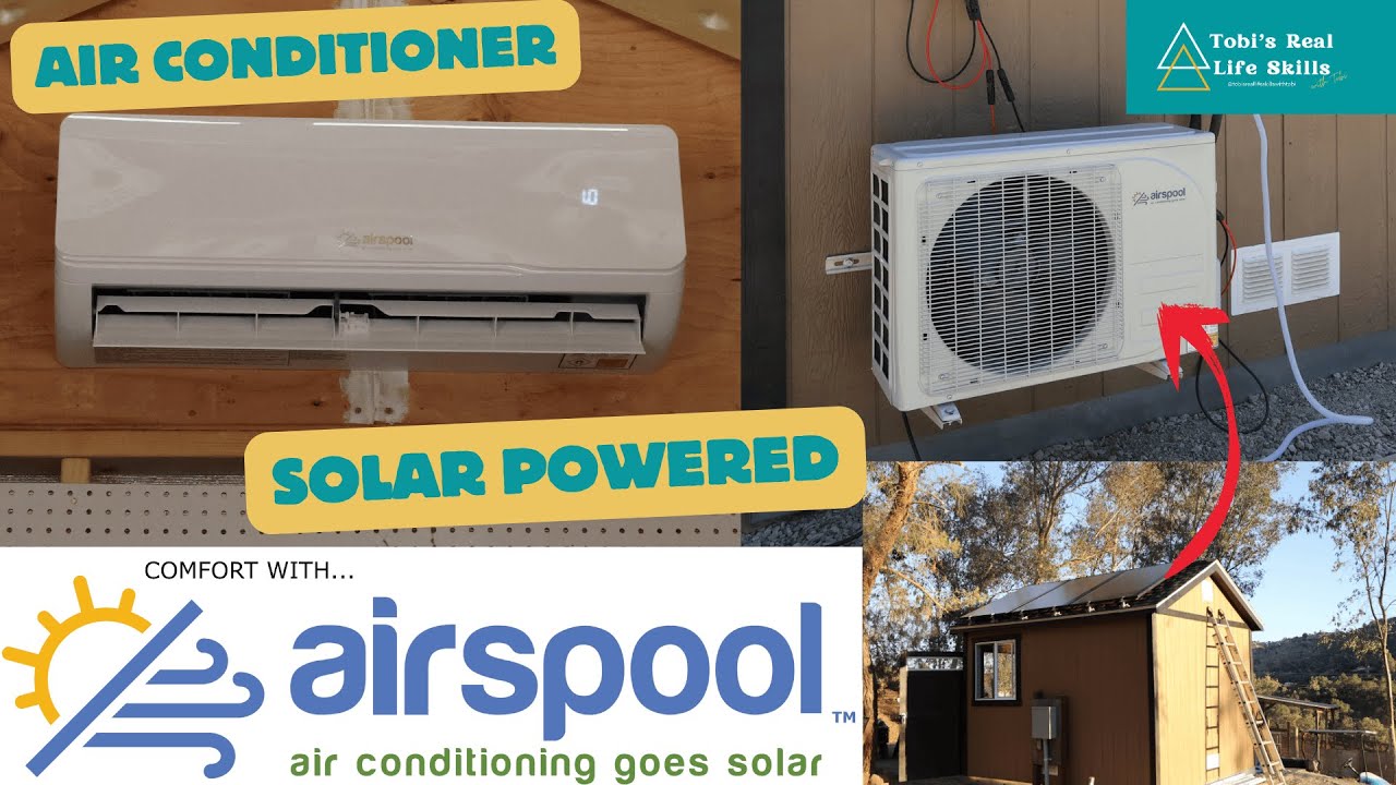 Can this solar AC cool my shed Powerhouse for FREE??? | Airspool Review