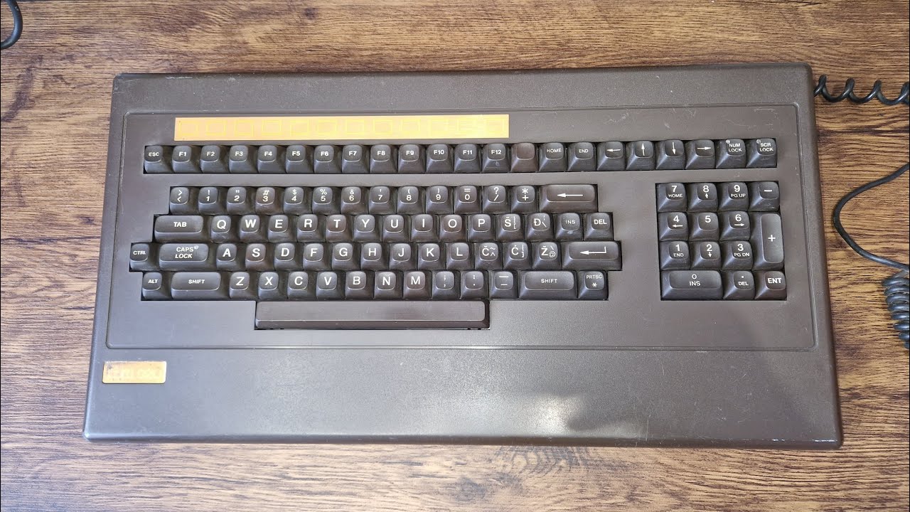 Vintage Yugoslav computer keyboard Tim 020
