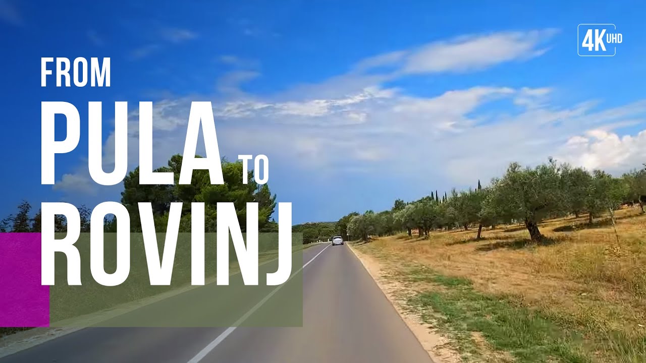 Croatia: Driving from Pula to Rovinj