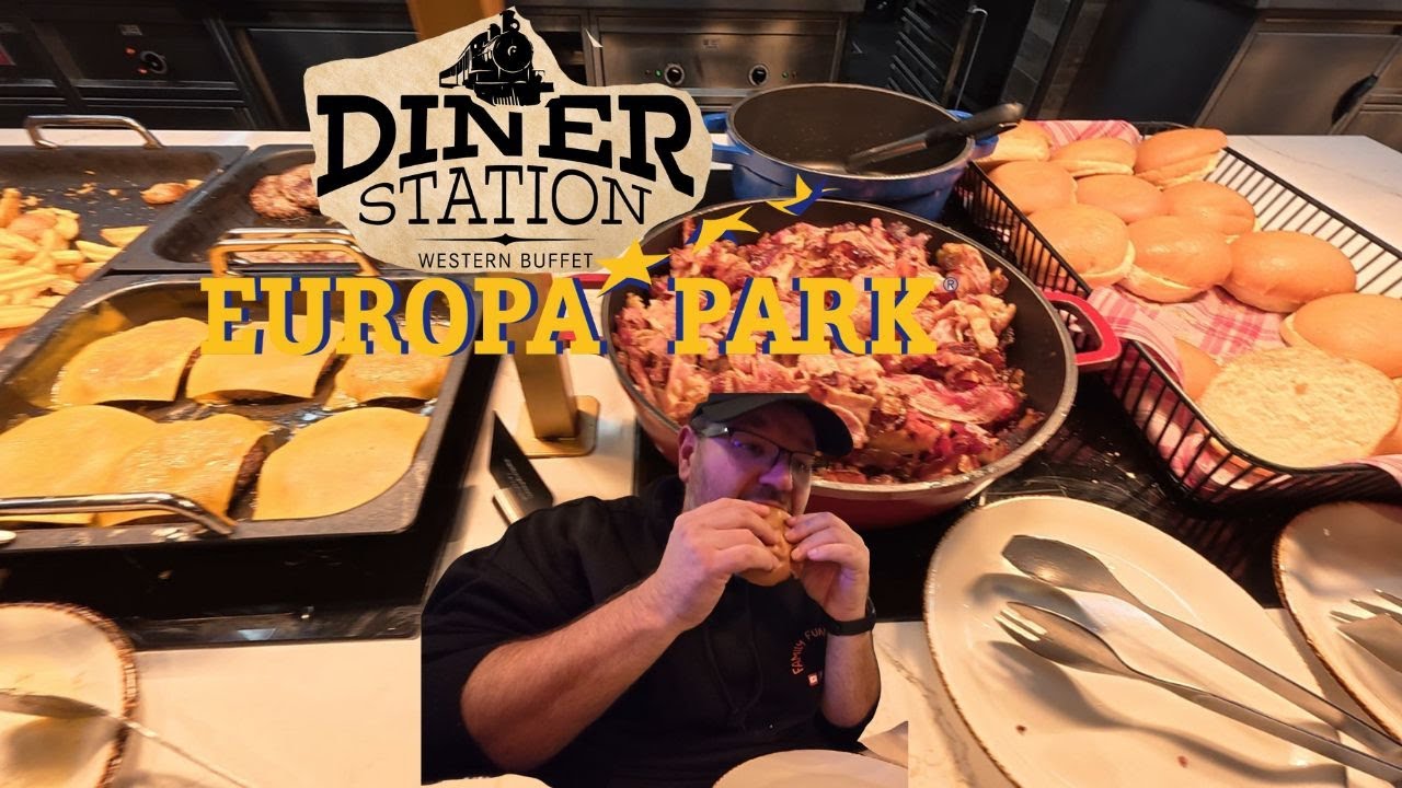 🍔 FOOD : On teste le nouveau restaurant BUFFET WESTERN à DINER STATION à EUROPA PARK